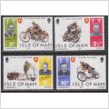 Isle of Man, M 40-3 komplett ** serie, motorcyklar