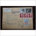 Poststämplat  adresskort med 6 frimärken - Sunne   - Bjurberget