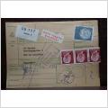 Poststämplat  adresskort med bräckligt + frimärken - Solna 3 - Karlstad