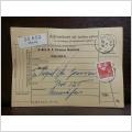 Frimärke på adresskort - stämplat 1962 - Malung - Munkfors 1