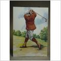 Golfspelare -  Oskrivet vykort
