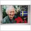 Thore Skogman med Äkta Autograf på baksidan från år 2000  - Skrivet äldre vykort