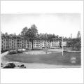 Vykort. Stockholm KALLHÄLL Rondellen,  Pressbyråkort 301037 .1950-1960.