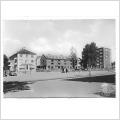 Vykort. Stockholm. Huddinge Fullersta Torg  1950-60 tal. Pressbyrån 30115