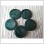 5 Stora grönmelerade knappar med kant 29 mm