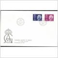 FDC 24/10 1973 Gustaf VI Adolf 1882-1973 *VINJETT 1*