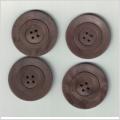 Retro vintage 4 äldre knappar 28 mm i diameter