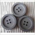Retro vintage 3 äldre fina mörkgrå knappar 27 mm 