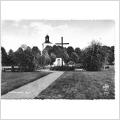 Vykort. Stockholm. VÄSTERHANINGE Kyrkan 1950-60 tal.  Pressbyråkort 30313