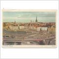  Vykort. Stockholm Slussen  Vykortsbrev VB 7027  Pressbyråkort  År 1952