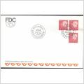 FDC 28/2 1969 Gustav VI Adolf typ III *VINJETT 1*