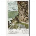 Vykort.  Norge Hardanger  Fra den nye Vei Eide.  1903.